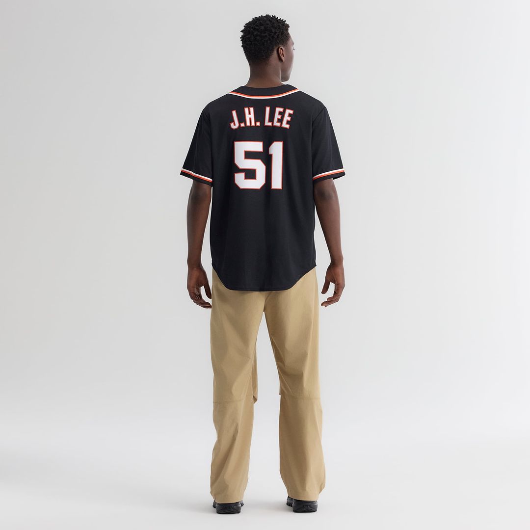 San Francisco Giants Jung Hoo Lee Nike Fashion Replica Black Out Jersey