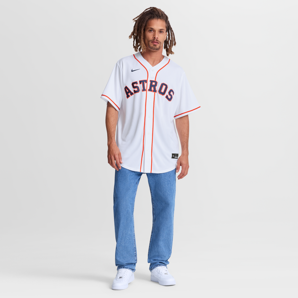 Houston Astros Daulton Varsho Nike White Home Replica Jersey