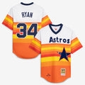 Houston Astros Nolan Ryan Mitchell & Ness White Throwback Authentic Jersey