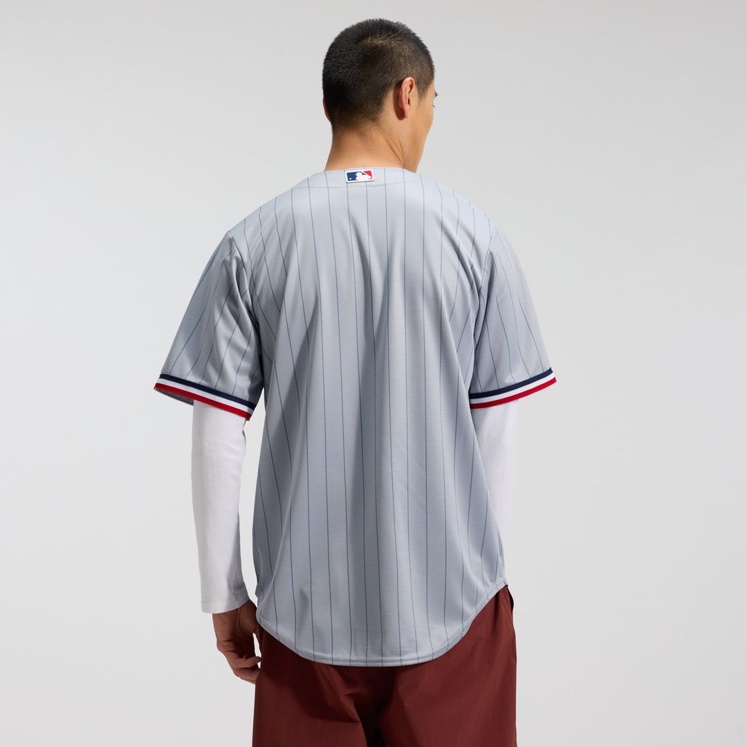Minnesota Twins Nike Gray Road Replica Team Jersey