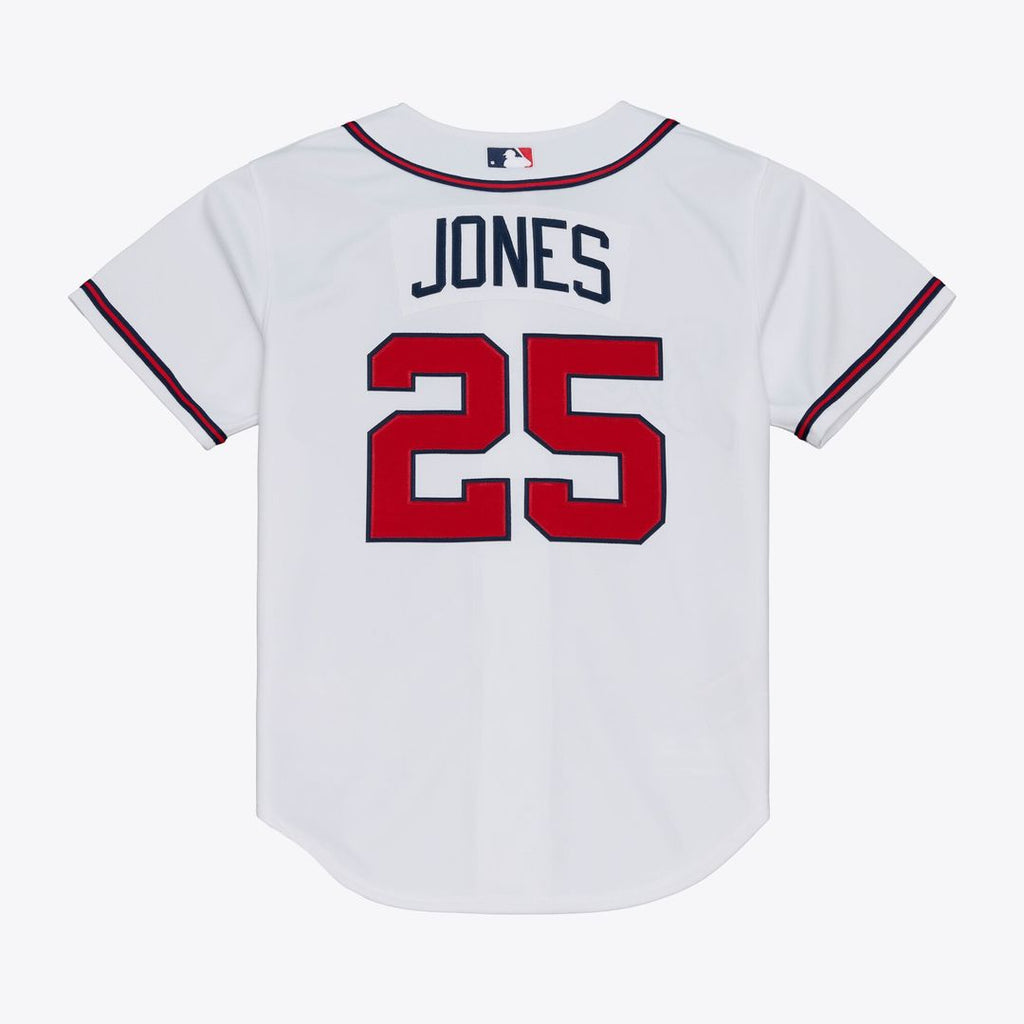 Atlanta Braves Andruw Jones Mitchell & Ness White 2005 Authentic Jersey