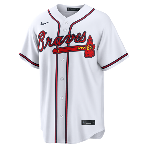 Atlanta Braves Nike White Home Stadium Custom Jersey