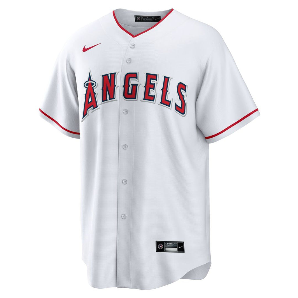 Los Angeles Angels Christian Moore Nike White Home Replica Jersey
