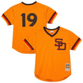 San Diego Padres Tony Gwynn Mitchell & Ness Gold Big & Tall Cooperstown Mesh Batting Practice Jersey