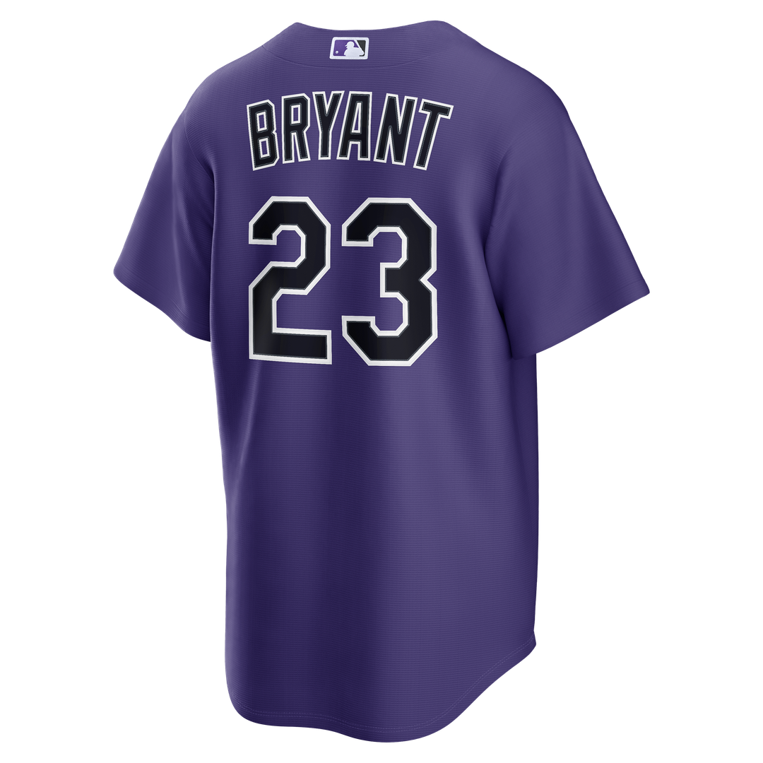 Colorado Rockies Kris Bryant Nike Purple Alternate Replica Jersey
