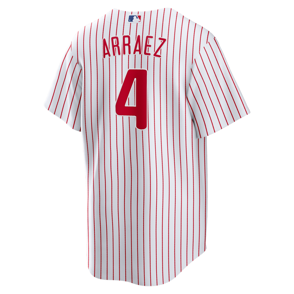 Philadelphia Phillies Luis Arraez Nike White Home Replica Jersey