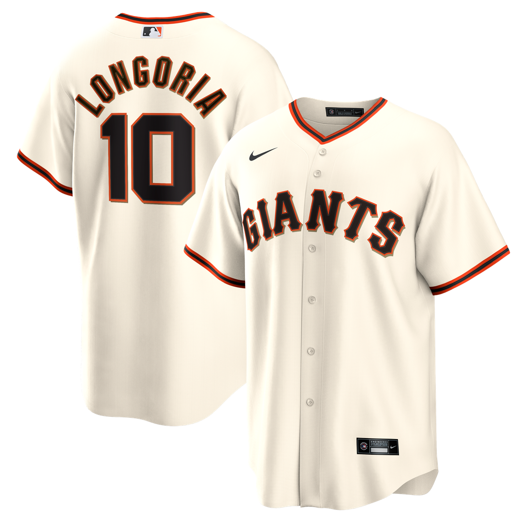 San Francisco Giants Evan Longoria Nike Cream Home Retired Player Replica Jersey