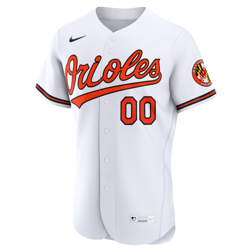 Baltimore Orioles Nike White Home Authentic Custom Jersey