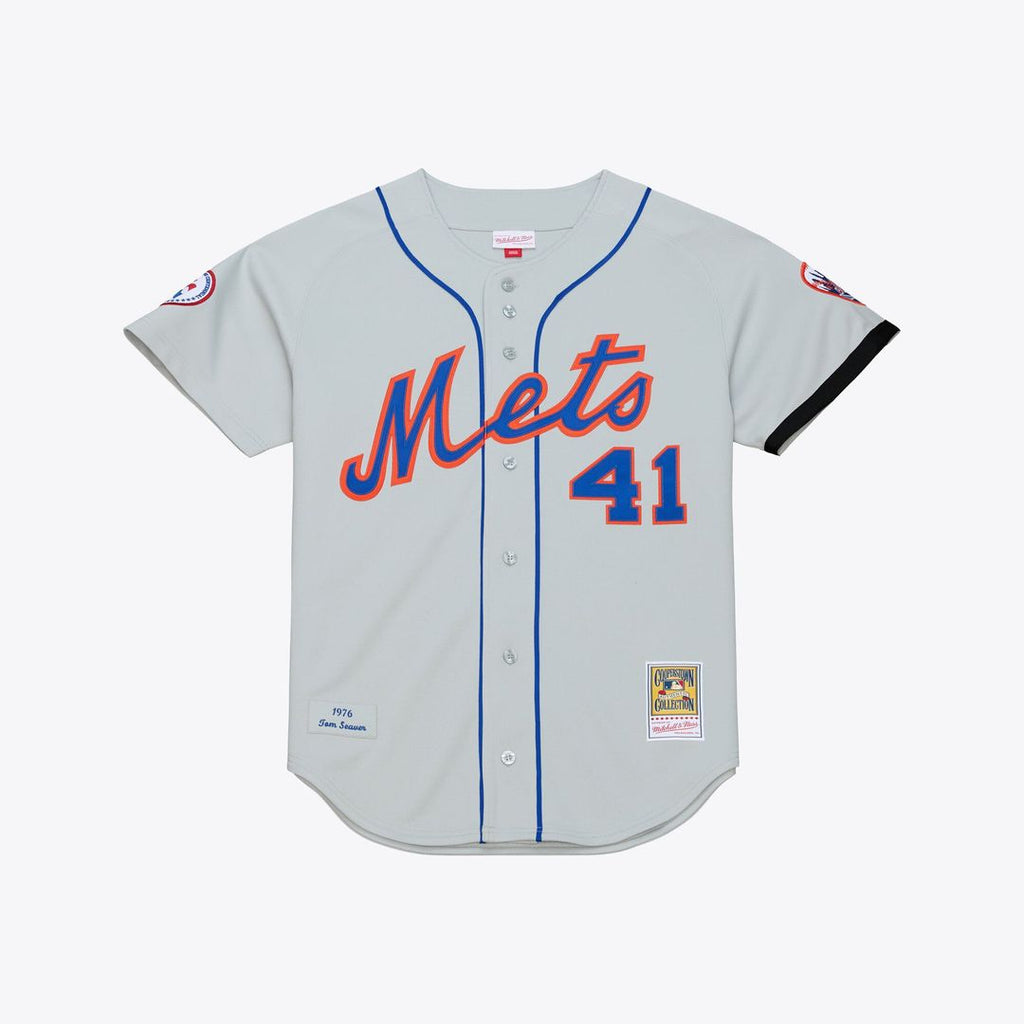 New York Mets Tom Seaver Mitchell & Ness Gray 1976 Authentic Jersey