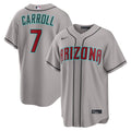 Arizona Diamondbacks Corbin Carroll Nike Gray Road Replica Jersey