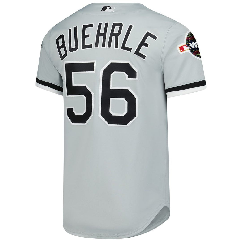 Chicago White Sox Mark Buehrle Mitchell & Ness Gray 2005 Throwback Authentic Jersey