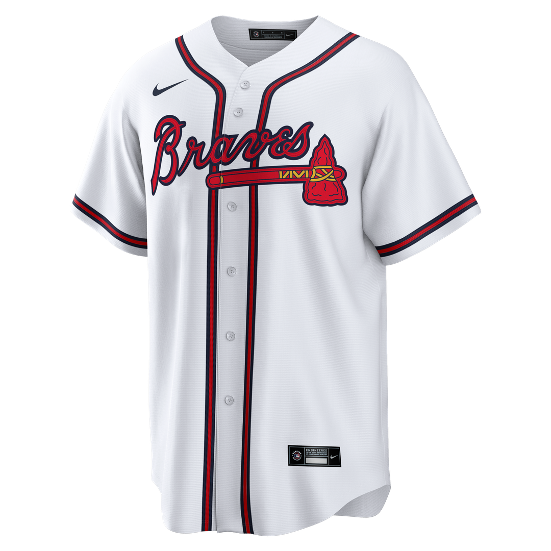 Atlanta Braves Nike White Home Big & Tall Replica Jersey