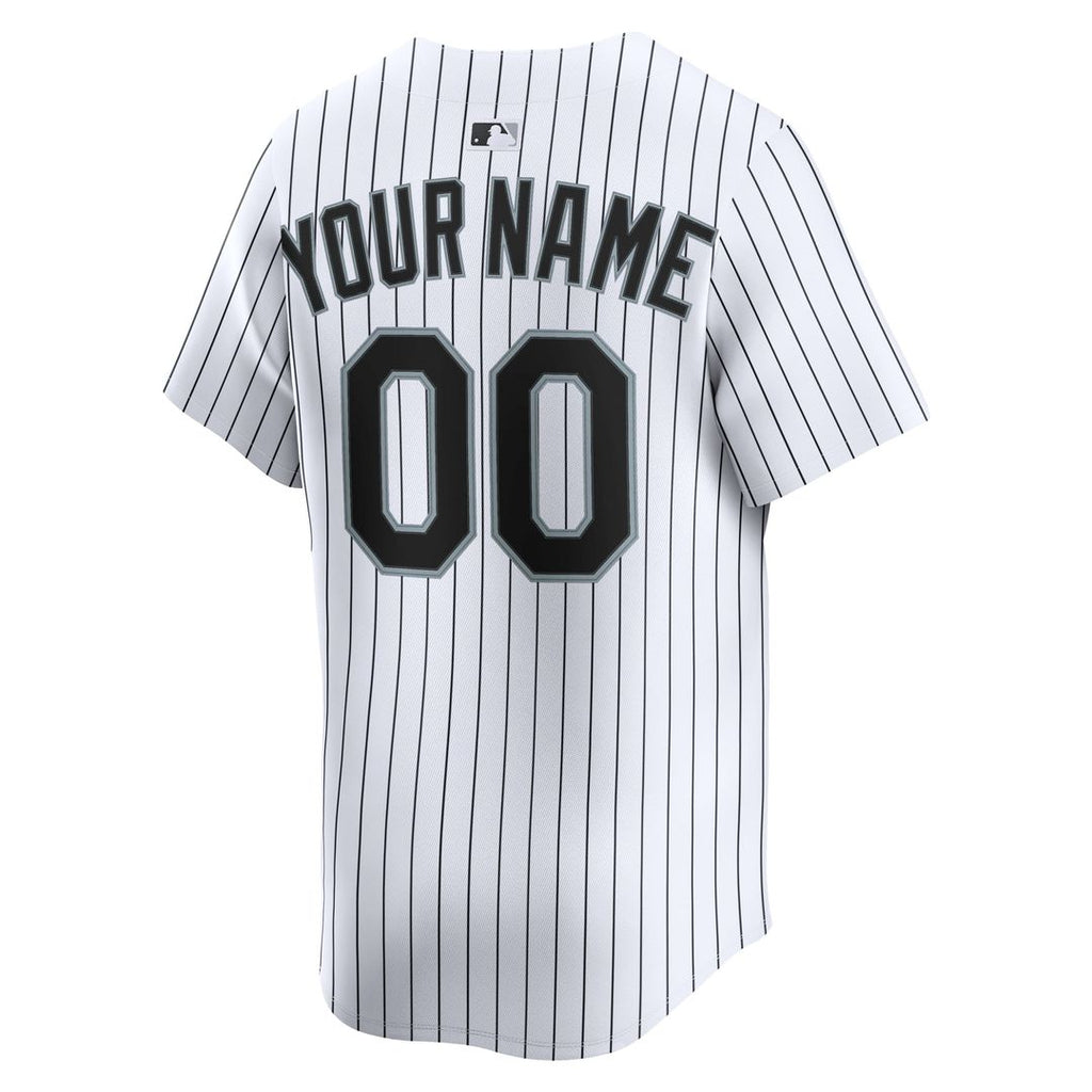 Chicago White Sox Nike White Home Limited Custom Jersey