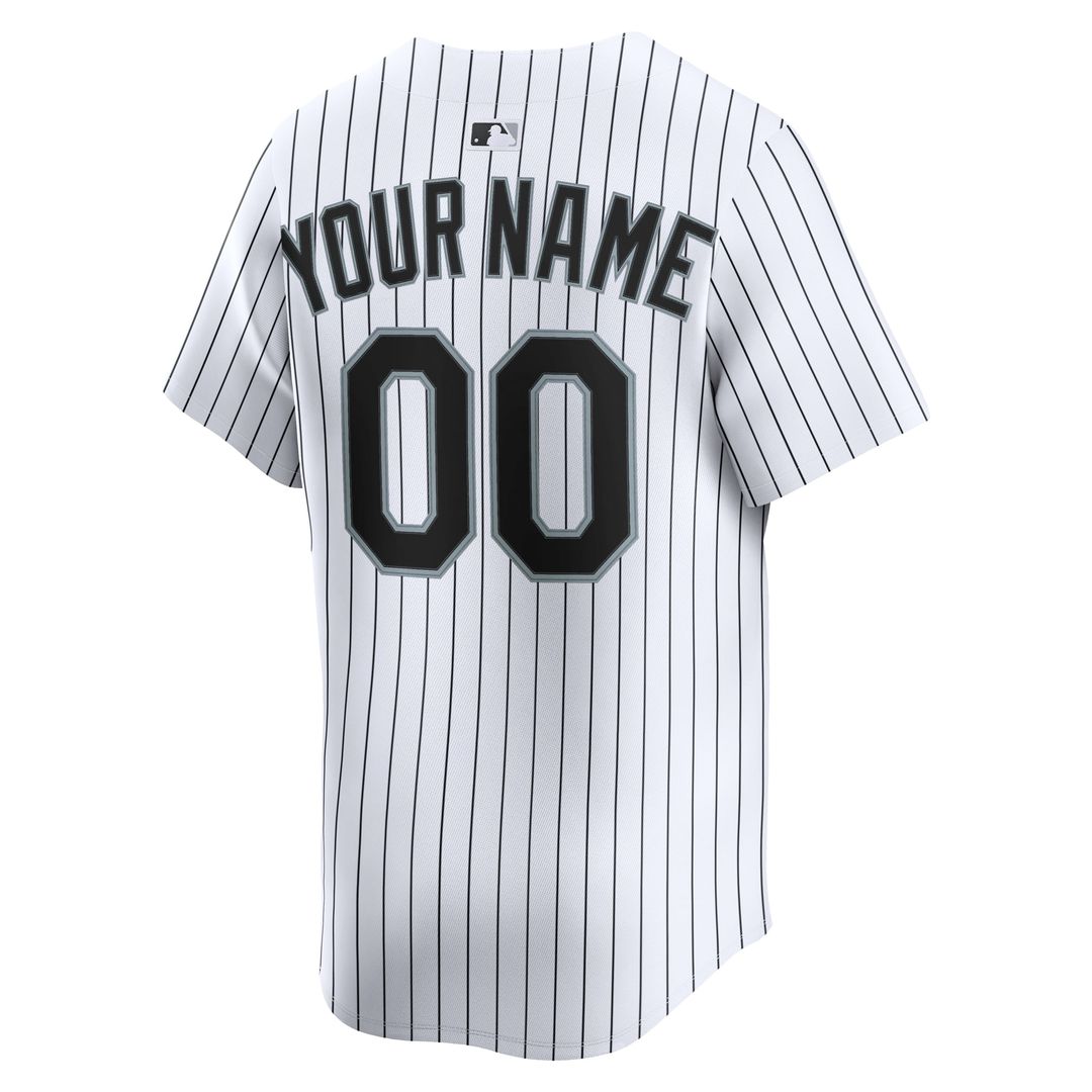 Chicago White Sox Nike White Home Limited Custom Jersey