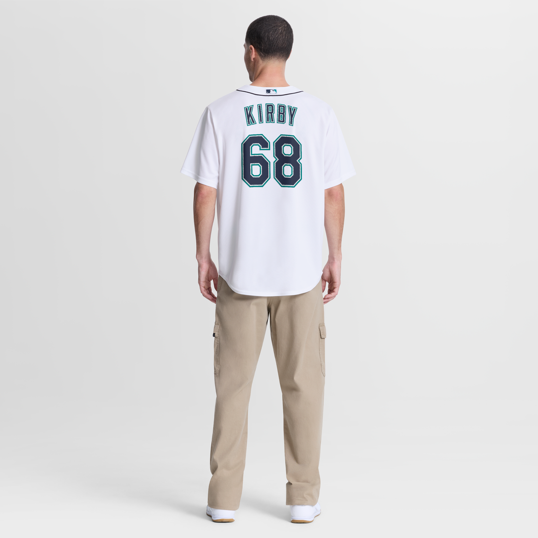 Seattle Mariners George Kirby Nike White Home Replica Jersey