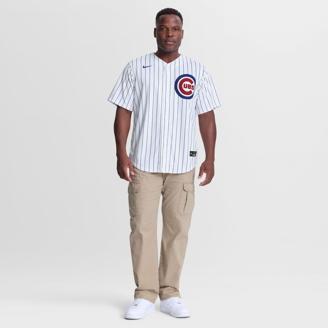 Chicago Cubs Ryan Zeferjahn Nike White Home Replica Jersey
