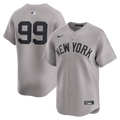 New York Yankees Aaron Judge Nike Gray Road Limited Player Jersey