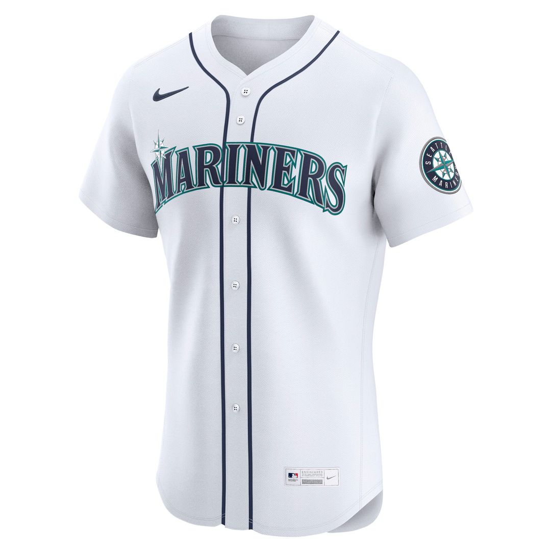 Seattle Mariners Julio Rodríguez Nike White Home Elite Jersey