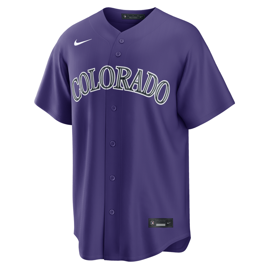 Colorado Rockies Nike Purple Alternate Replica Jersey