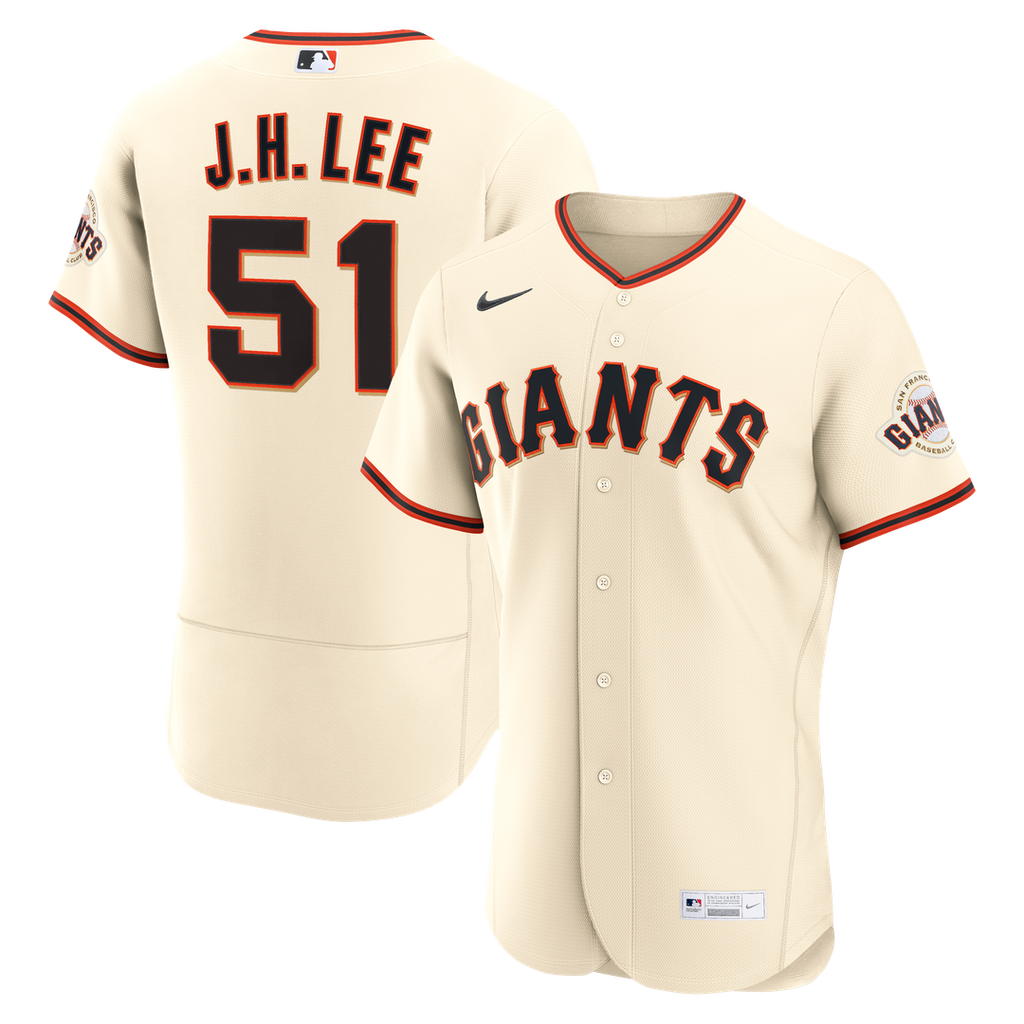 San Francisco Giants Jung Hoo Lee Nike Cream Home Authentic Jersey