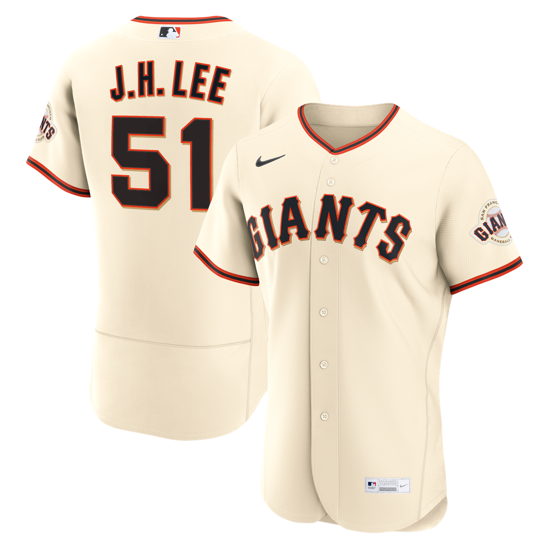San Francisco Giants Jung Hoo Lee Nike Cream Home Authentic Jersey