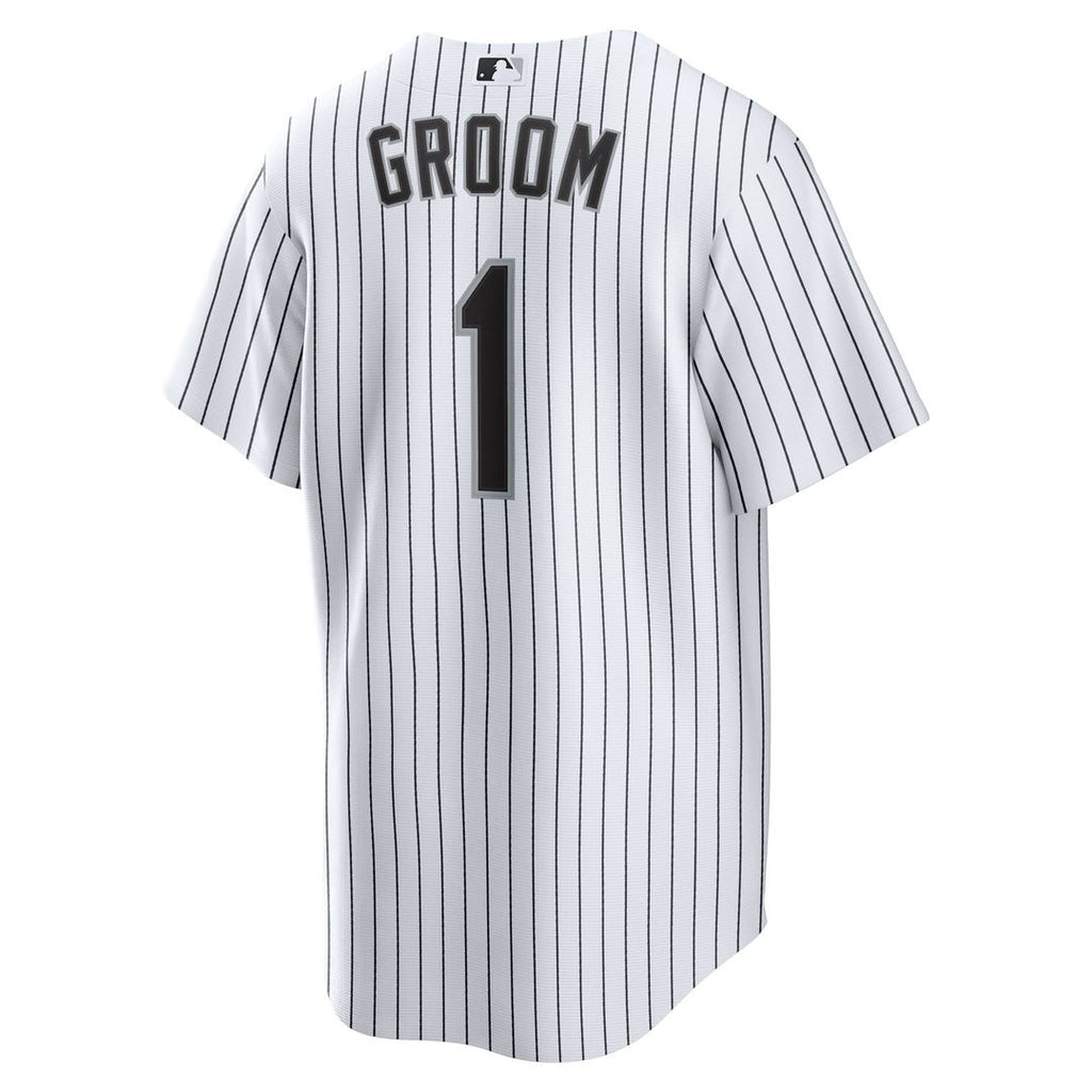Chicago White Sox Nike White #1 Groom Home Replica Jersey