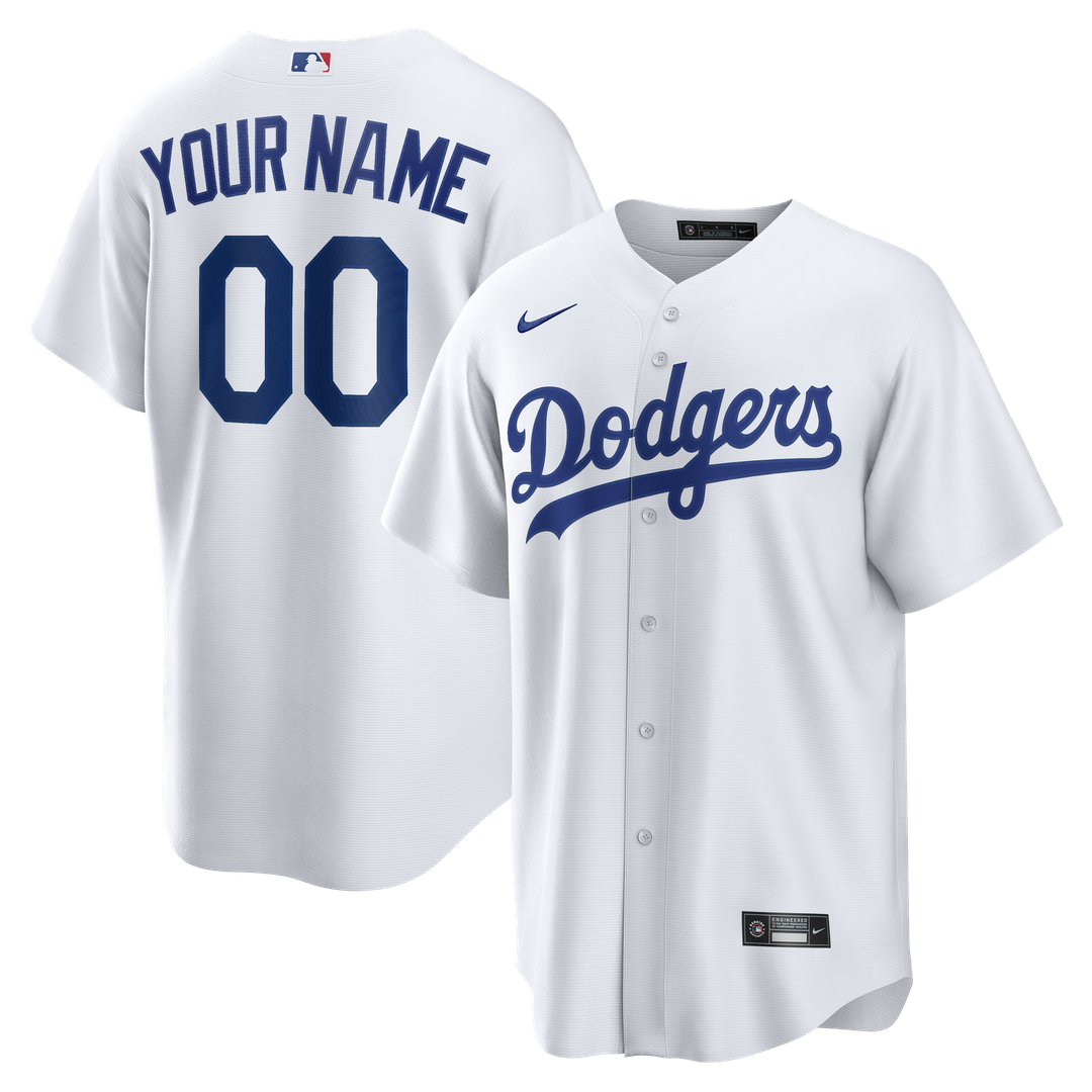 Los Angeles Dodgers Nike Royal Alternate Replica Custom Jersey