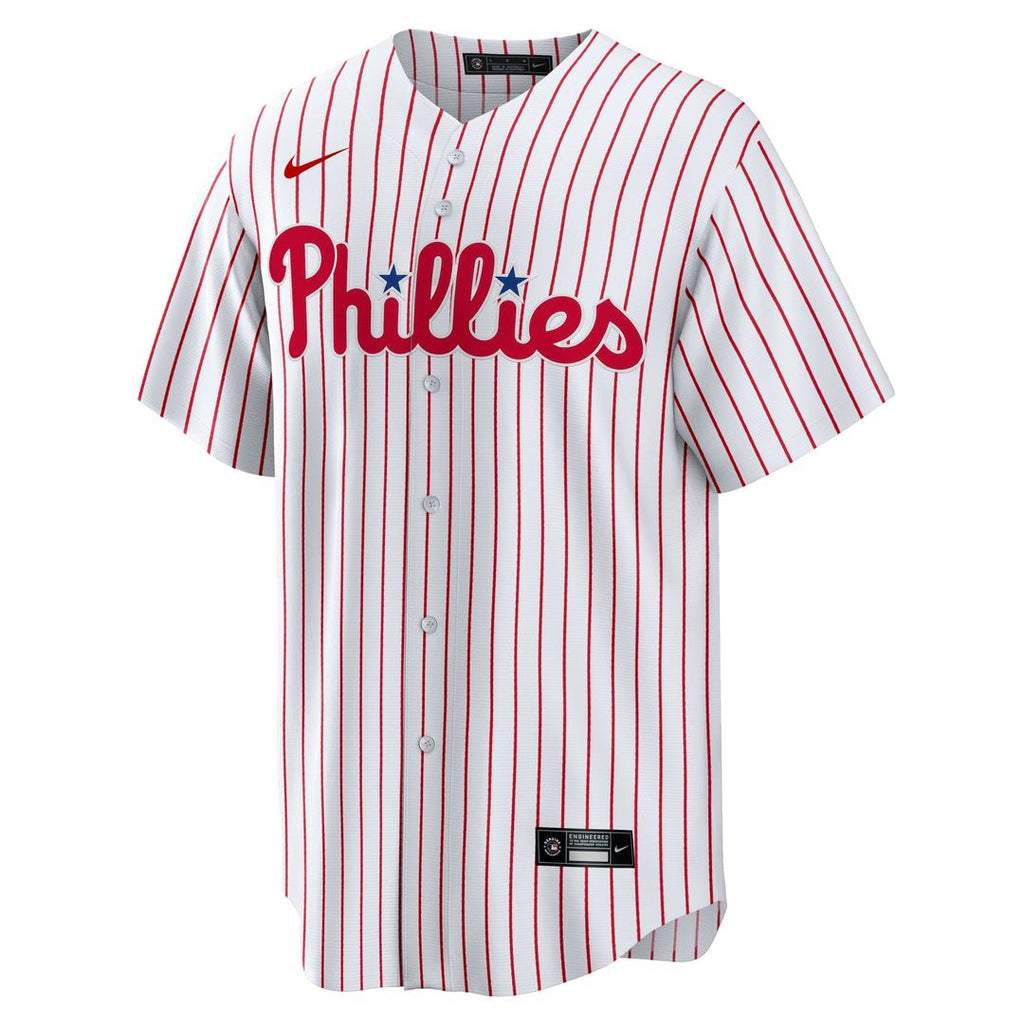 Philadelphia Phillies Nike White #1 Groom Home Replica Jersey