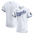 Kansas City Royals Nike White Home Elite Jersey