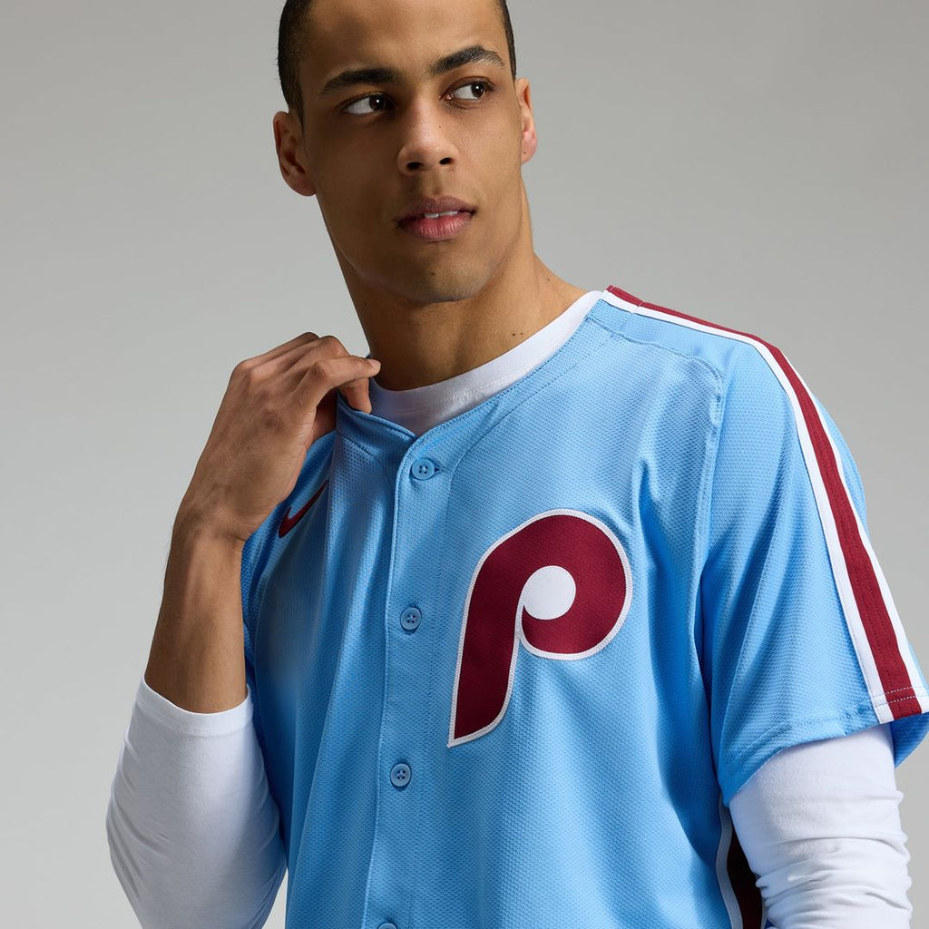 Philadelphia Phillies Nike Light Blue Alternate Elite Jersey
