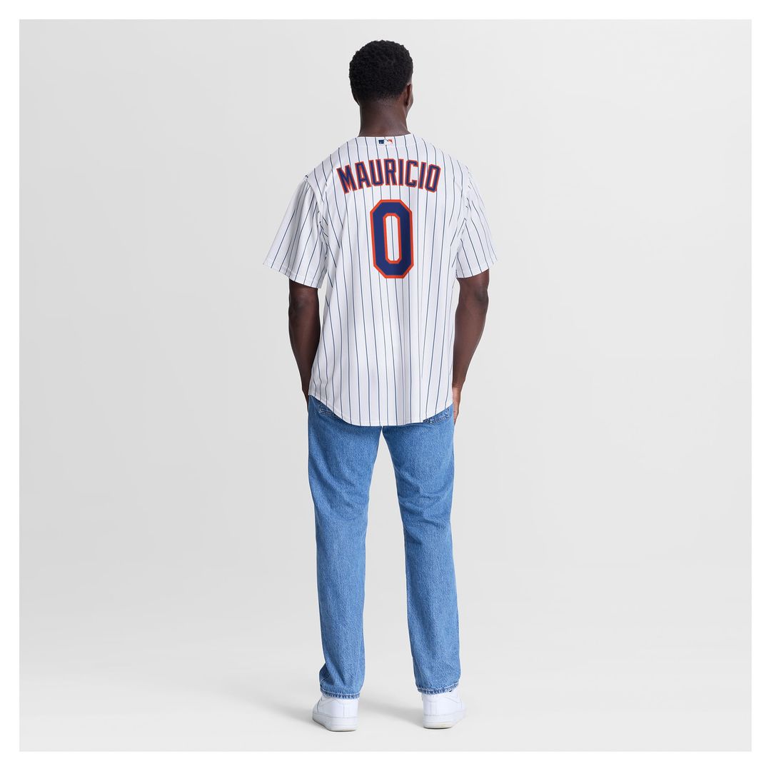 New York Mets Ronny Mauricio Nike White Home Replica Jersey