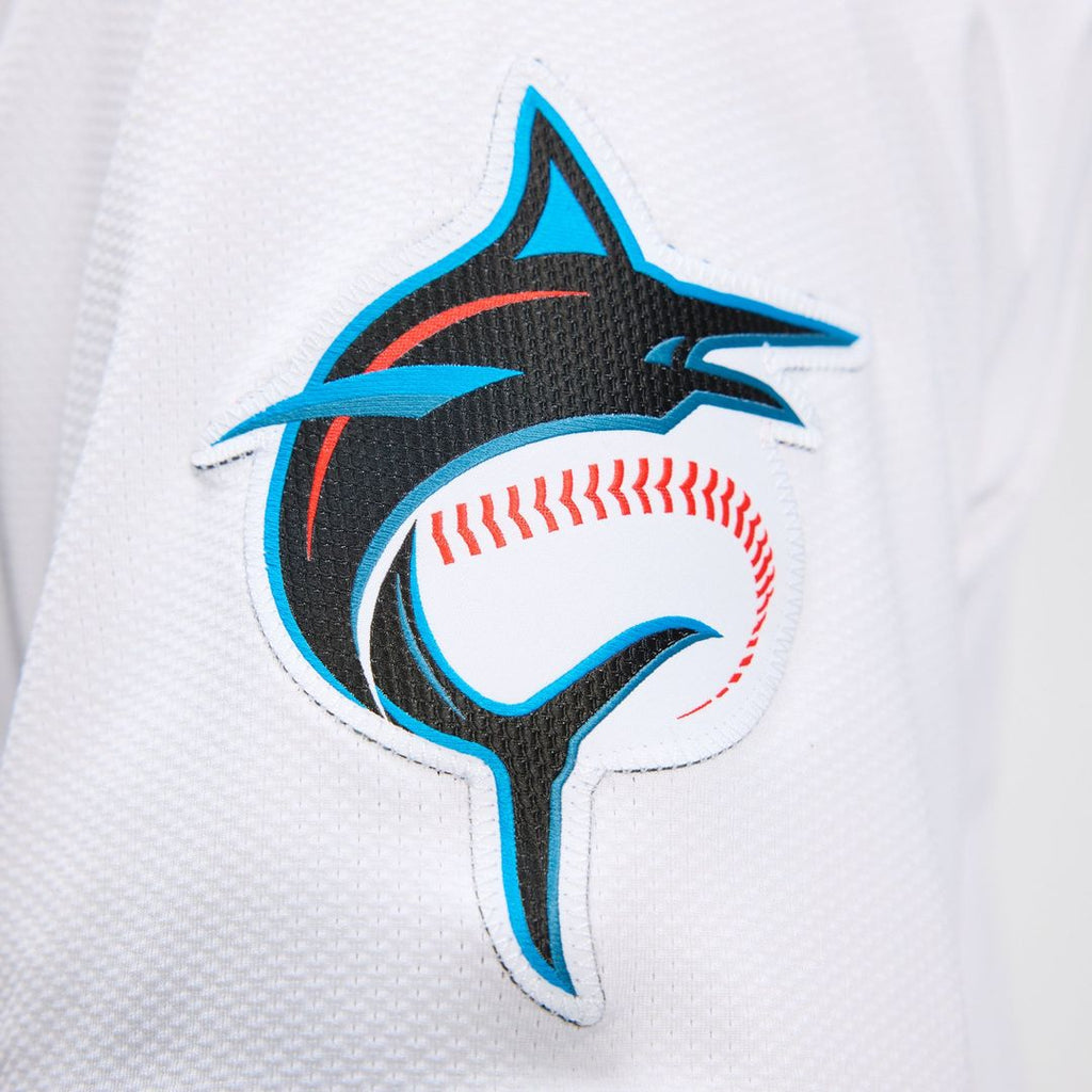 Miami Marlins Nike White Home Elite Jersey