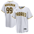 San Diego Padres Gage Workman Nike White Home Replica Jersey