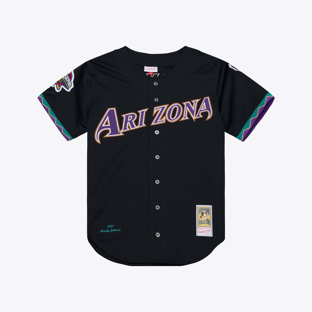 Arizona Diamondbacks Randy Johnson Mitchell & Ness Purple 2000 Throwback Authentic Jersey