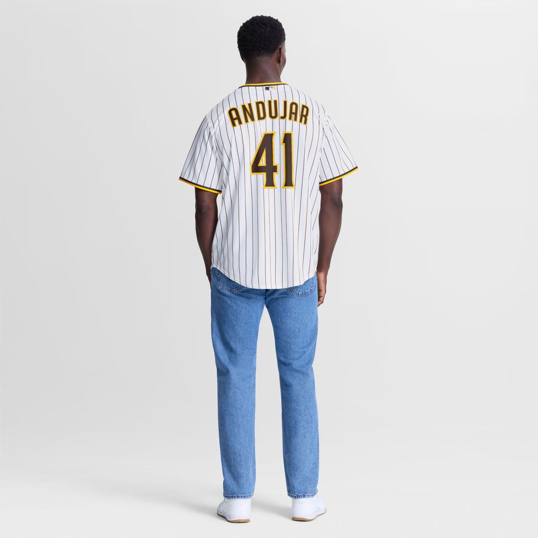 San Diego Padres Miguel Andujar Nike White Home Replica Jersey