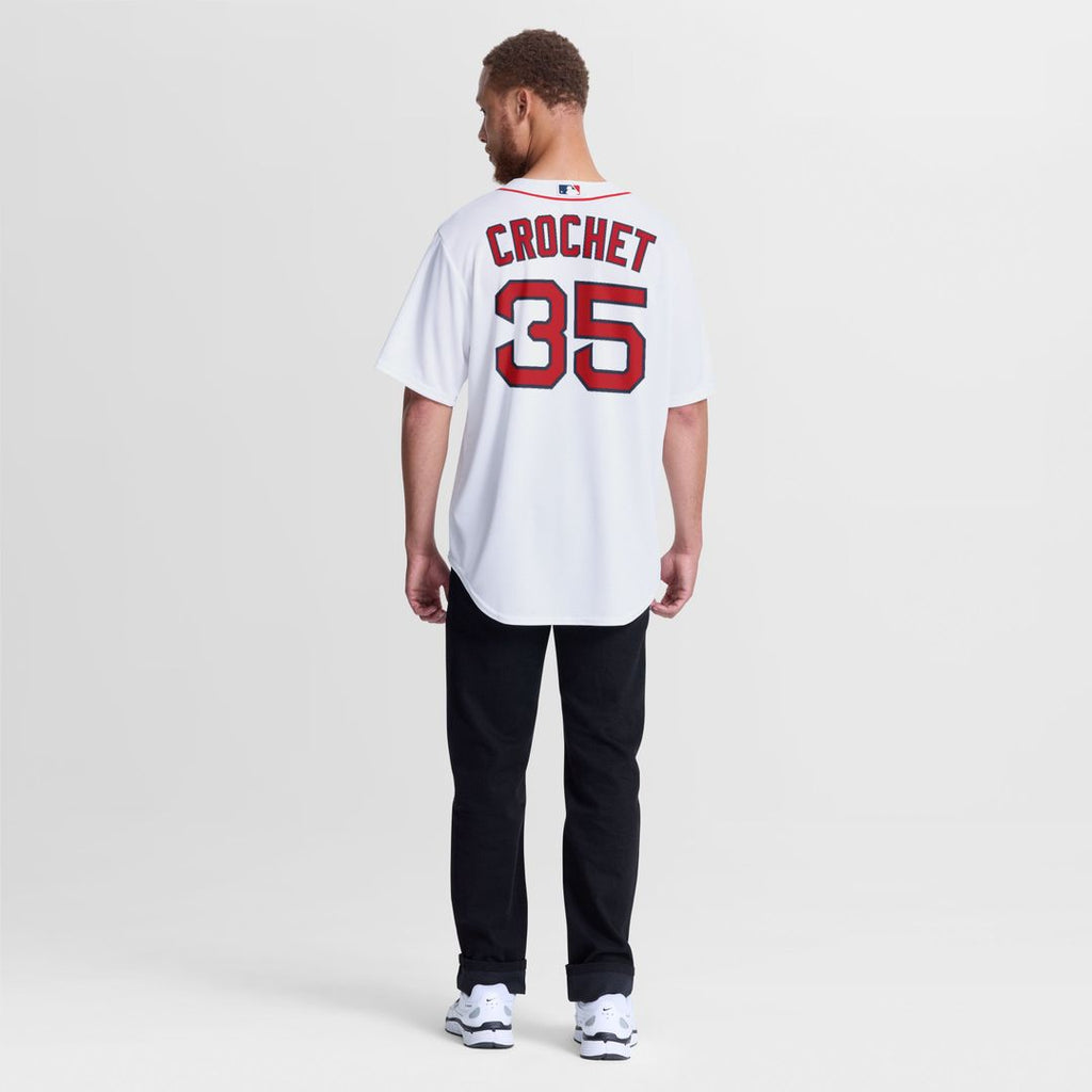 Boston Red Sox Garrett Crochet Nike White Home Replica Jersey