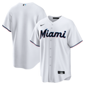 Miami Marlins Nike White Home Big & Tall Replica Jersey