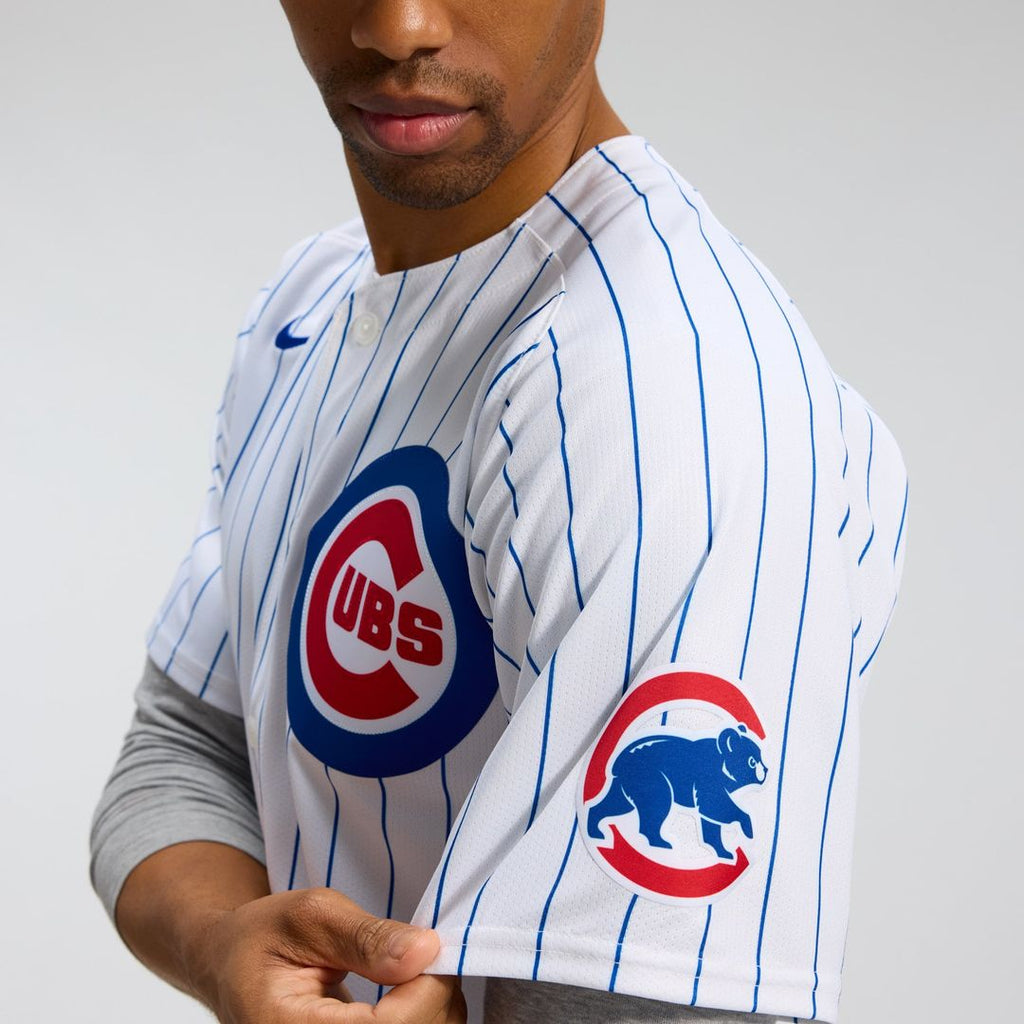 Chicago Cubs Dansby Swanson Nike White Home Limited Player Jersey