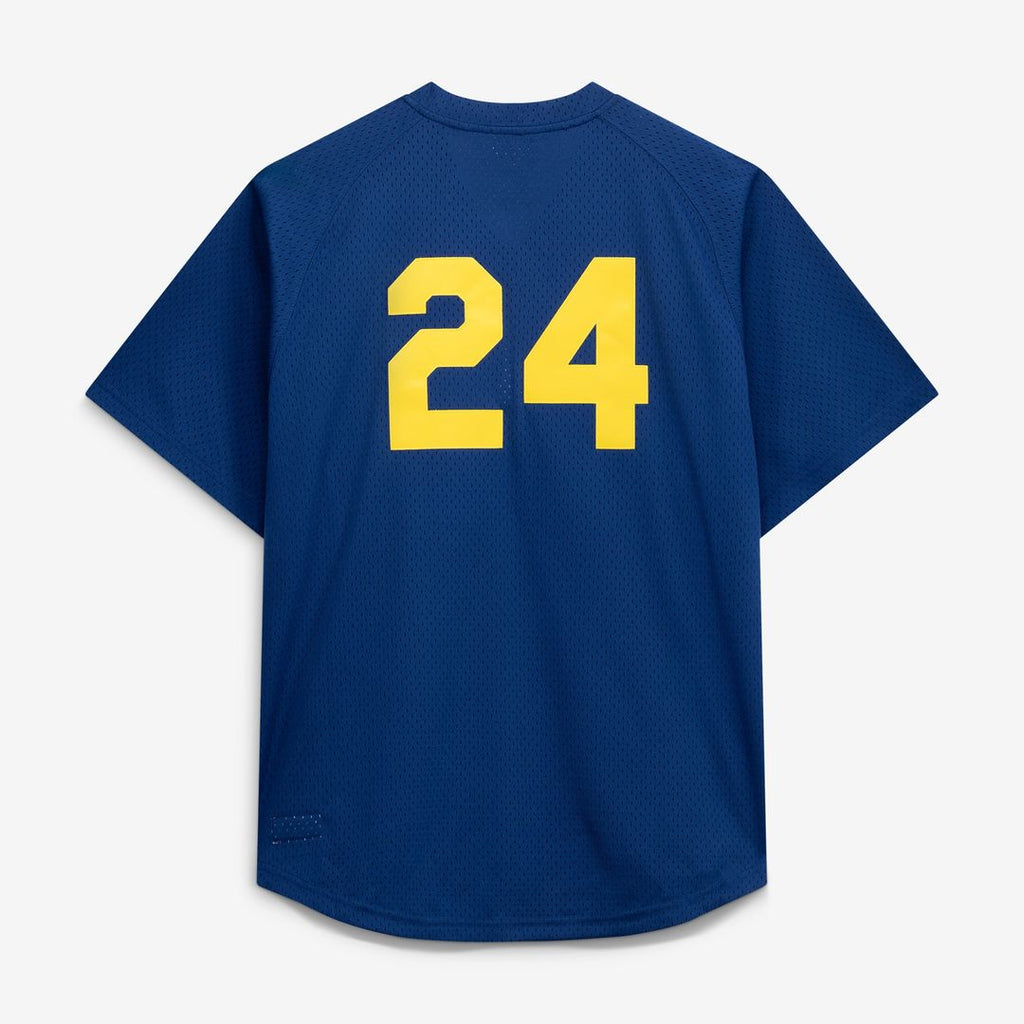 Seattle Mariners Mitchell & Ness Navy Big & Tall Cooperstown Collection Mesh Batting Practice Jersey