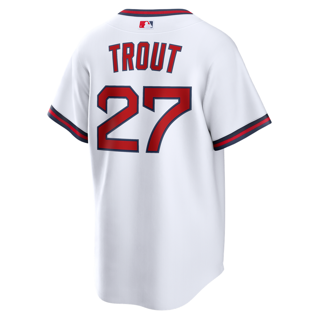 Los Angeles Angels Mike Trout Nike White Alternate Replica Jersey
