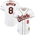 Baltimore Orioles Cal Ripken Mitchell & Ness White Home Authentic Jersey