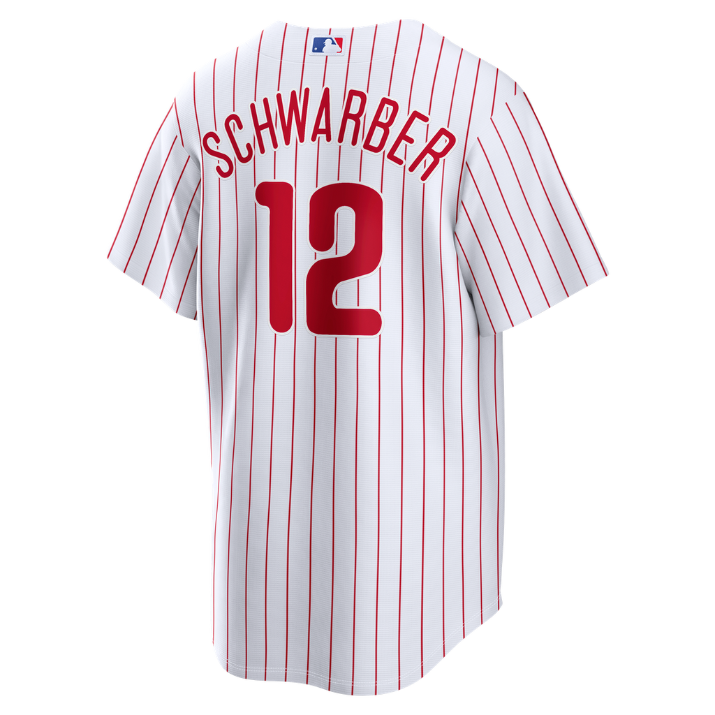 Philadelphia Phillies Kyle Schwarber Nike White Home Replica Jersey