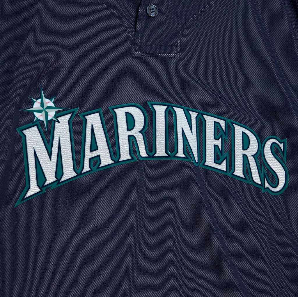 Seattle Mariners Ichiro Suzuki Mitchell & Ness Navy Big & Tall Cooperstown Mesh Batting Practice Jersey