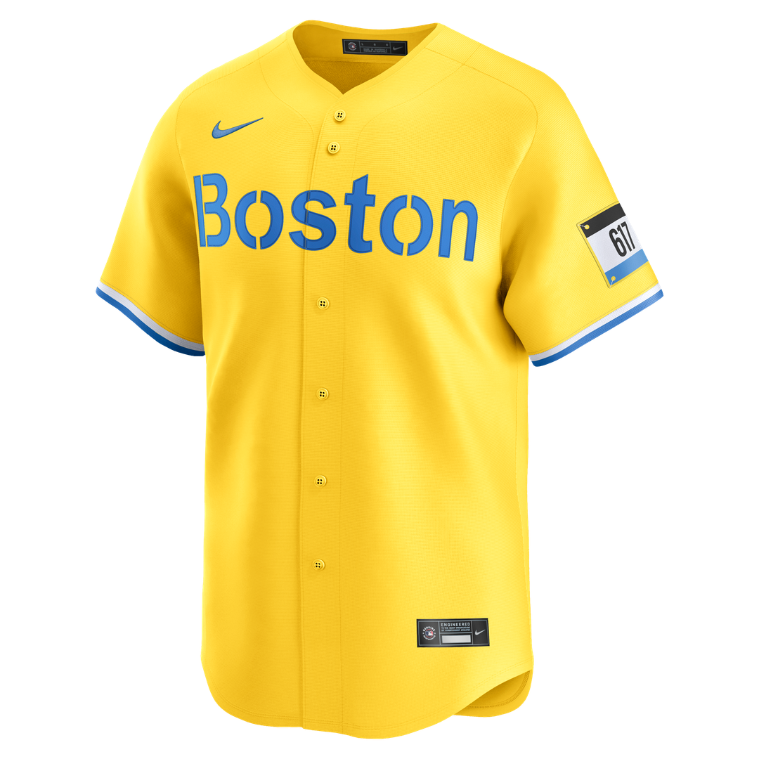 Boston Red Sox Kristian Campbell Nike Gold Alternate Limited Jersey