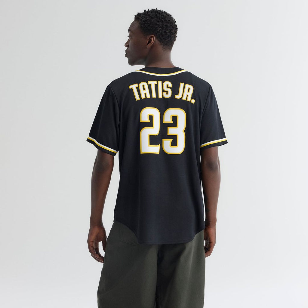 San Diego Padres Fernando Tatis Jr. Nike Fashion Replica Black Out Jersey