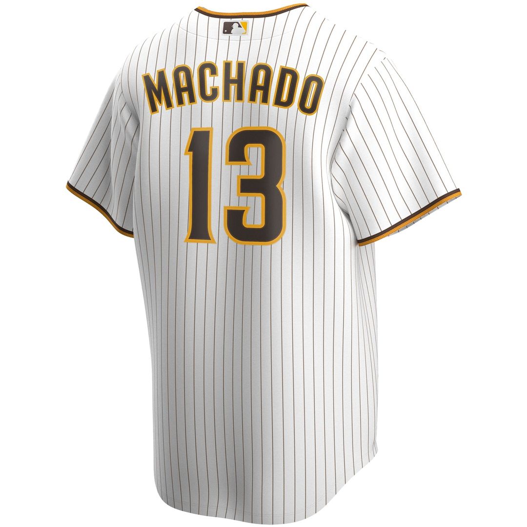 San Diego Padres Manny Machado Nike White Home Replica Player Jersey