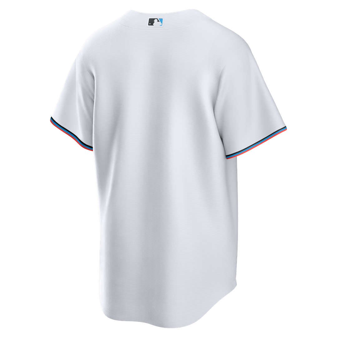 Miami Marlins Nike White Home Big & Tall Replica Jersey