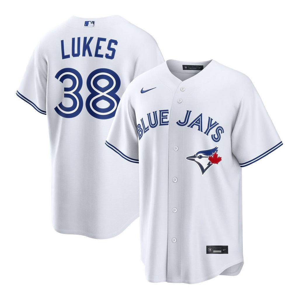 Toronto Blue Jays Nathan Lukes Nike White Home Replica Jersey