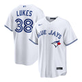 Toronto Blue Jays Nathan Lukes Nike White Home Replica Jersey