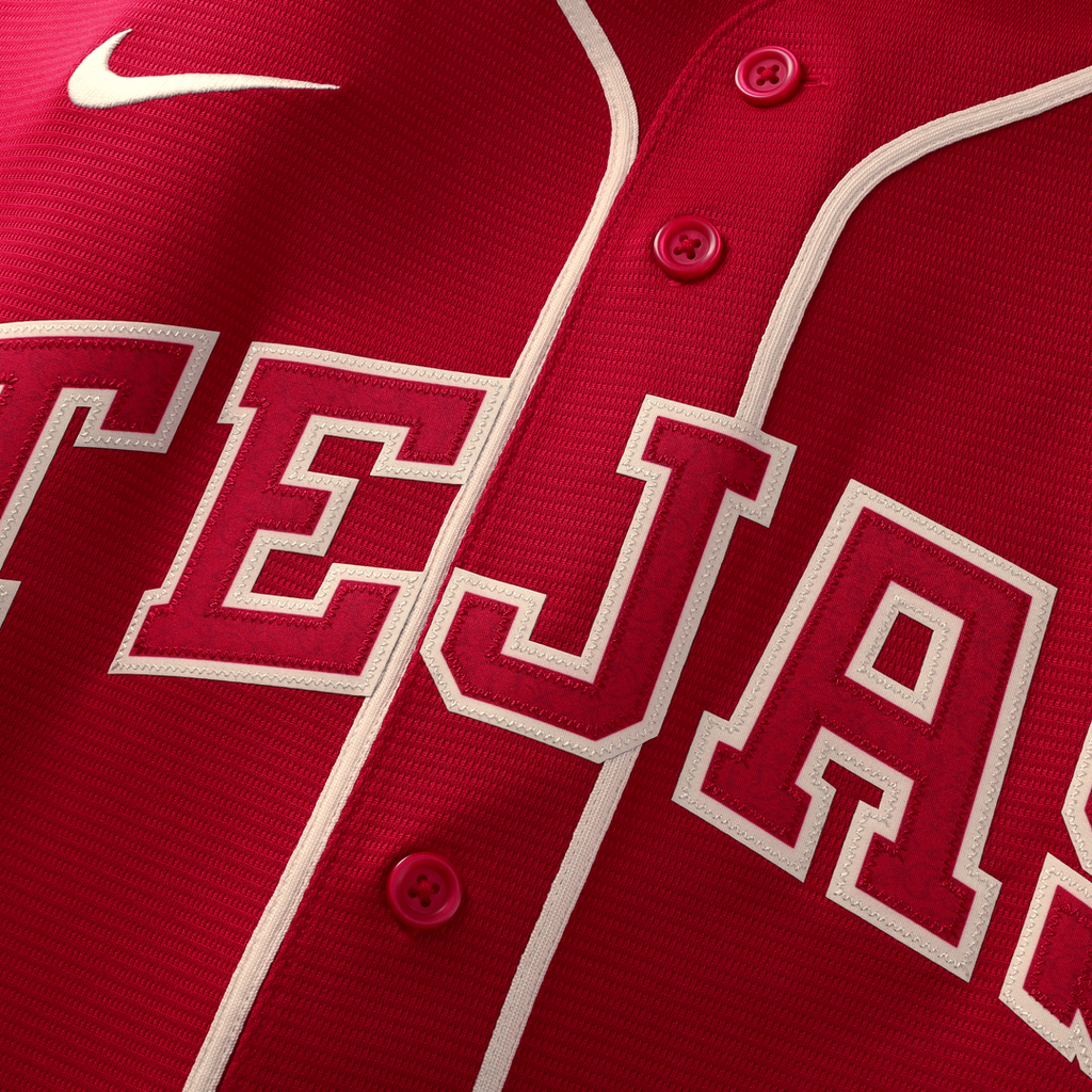 Texas Rangers Joc Pederson Nike Red 2026 City Connect Stadium Jersey